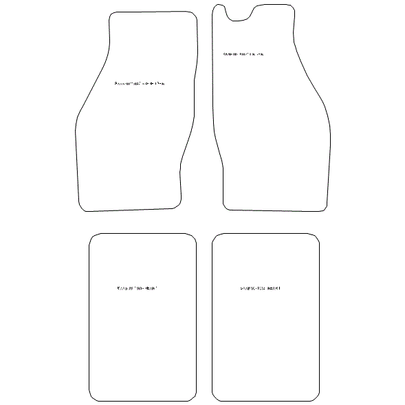 To fit Saab 99 Car Mats 1968 - 1984 & Heel Pad (B) - Picture 5 of 16